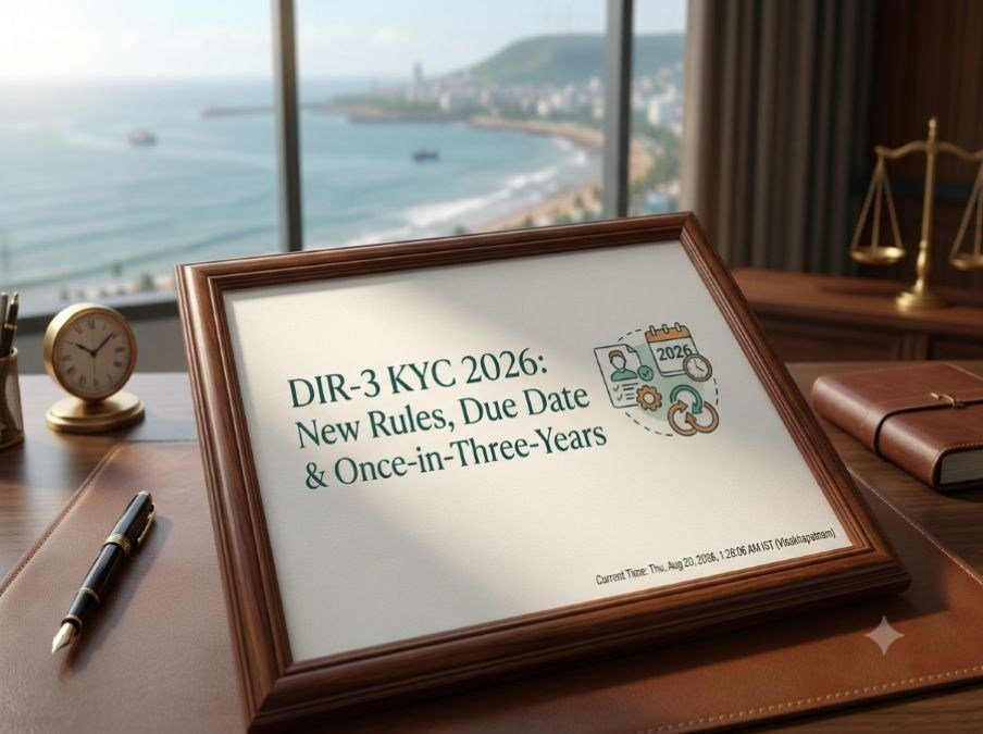 DIR-3 KYC 2026: New Rules, Due Date & Once-in-Three-Years KYC