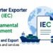 The Import Export Code (IEC) is a Fundamental Document for the Import and Export of goods and services